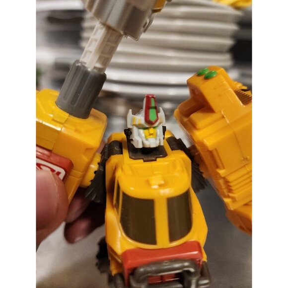 Transformers Cybertron 2005 Longrack Deluxe Class Figure Yellow Incomplete - Picture 7 of 16